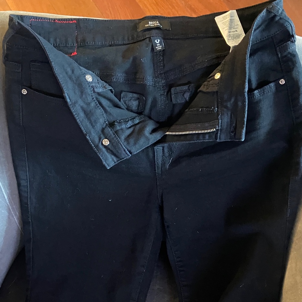 True Religion Women's Black Jeans